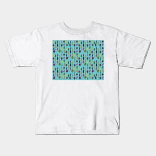 Australian Eucalyptus gum leaves colours of the rainbow Kids T-Shirt